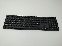 塑胶电脑键盘激光刻字